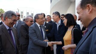 Visite du ministre des finance M. BENKHALFA Abderrahmane à l'université de Bejaia. 226 Visite du ministre des finance BENKHALFA Abderrahmane a l universite de Bejaia 08 Mai 2016 59