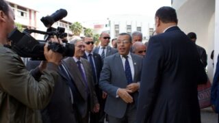 Visite du ministre des finance M. BENKHALFA Abderrahmane à l'université de Bejaia. 224 Visite du ministre des finance BENKHALFA Abderrahmane a l universite de Bejaia 08 Mai 2016 61