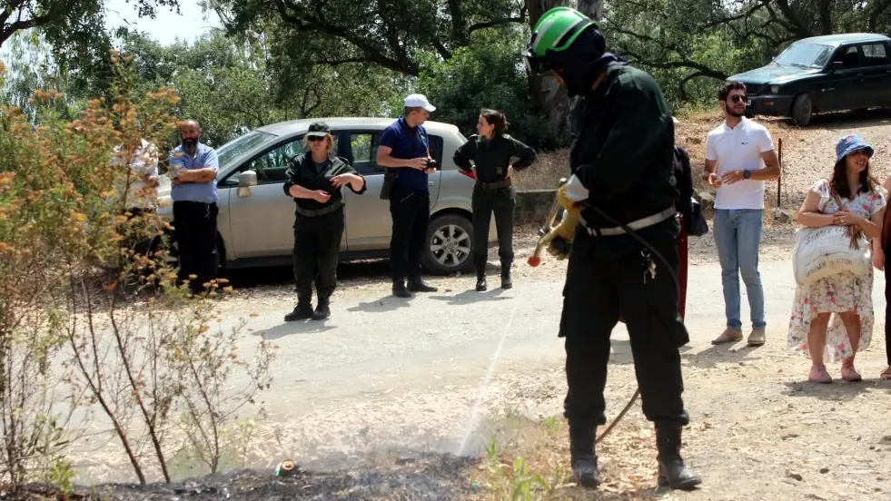 Campagne de sensibilisation contre les incendies et la conservation des forêts et de l’environnement , Sortie vers Tizi Ahmed