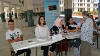 Compagne sensibilisation B organisee Association Protection Orientation Consommateur Environnement APOCE Universite Bejaia 23 0 09