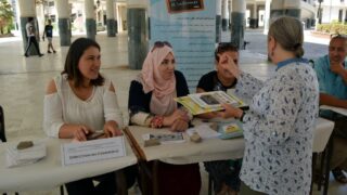 Compagne sensibilisation B organisee Association Protection Orientation Consommateur Environnement APOCE Universite Bejaia 23 0 10