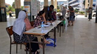 Compagne sensibilisation B organisee Association Protection Orientation Consommateur Environnement APOCE Universite Bejaia 23 0 22