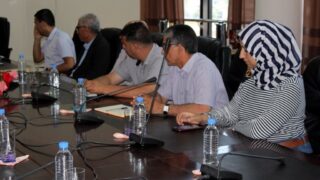 Visite ambassadeur Espagne en Algerie Fernando Moran a universite A MIRA Bejaia 03 juillet 2019 172