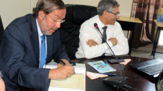 Visite ambassadeur Espagne en Algerie Fernando Moran a universite A MIRA Bejaia 03 juillet 2019 189