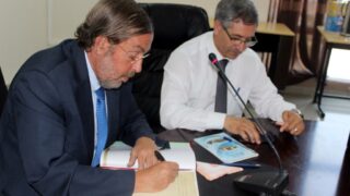 Visite ambassadeur Espagne en Algerie Fernando Moran a universite A MIRA Bejaia 03 juillet 2019 190