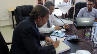 Visite ambassadeur Espagne en Algerie Fernando Moran a universite A MIRA Bejaia 03 juillet 2019 191