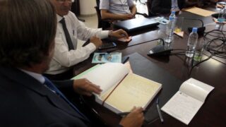 Visite ambassadeur Espagne en Algerie Fernando Moran a universite A MIRA Bejaia 03 juillet 2019 194