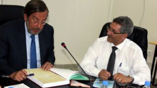 Visite ambassadeur Espagne en Algerie Fernando Moran a universite A MIRA Bejaia 03 juillet 2019 196