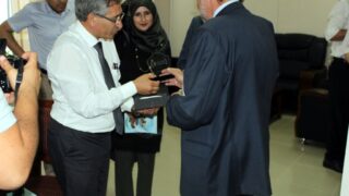 Visite ambassadeur Espagne en Algerie Fernando Moran a universite A MIRA Bejaia 03 juillet 2019 198