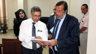 Visite ambassadeur Espagne en Algerie Fernando Moran a universite A MIRA Bejaia 03 juillet 2019 200