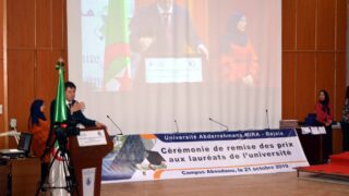 Ceremonie de remise des prix aux laureats 2019 Universite de Bejaia 21 Oct 2019 070