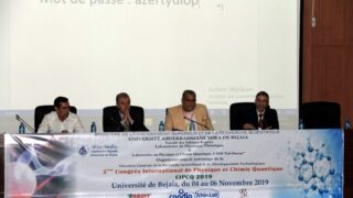 Troisieme congres international de la physique et de la chimie quantique CiPCQ2019 Univ Bejaia 4 5 6 Nov 2019 069