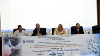 Troisieme congres international de la physique et de la chimie quantique CiPCQ2019 Univ Bejaia 4 5 6 Nov 2019 080