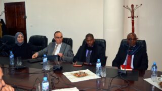 Visite Ambassadeur Zimbabwe a l universite de Bejaia Algerie Campus Aboudaou le 29 janvier 2019 006