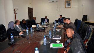 Visite Ambassadeur Zimbabwe a l universite de Bejaia Algerie Campus Aboudaou le 29 janvier 2019 010