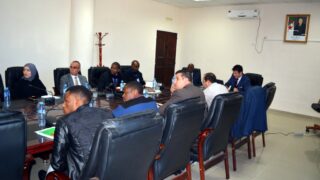 Visite Ambassadeur Zimbabwe a l universite de Bejaia Algerie Campus Aboudaou le 29 janvier 2019 011