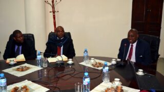 Visite Ambassadeur Zimbabwe a l universite de Bejaia Algerie Campus Aboudaou le 29 janvier 2019 014