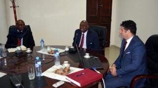 Visite Ambassadeur Zimbabwe a l universite de Bejaia Algerie Campus Aboudaou le 29 janvier 2019 017