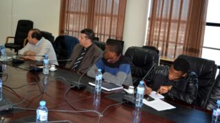 Visite Ambassadeur Zimbabwe a l universite de Bejaia Algerie Campus Aboudaou le 29 janvier 2019 023