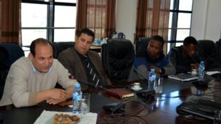 Visite Ambassadeur Zimbabwe a l universite de Bejaia Algerie Campus Aboudaou le 29 janvier 2019 029