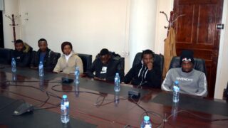 Visite Ambassadeur Zimbabwe a l universite de Bejaia Algerie Campus Aboudaou le 29 janvier 2019 033