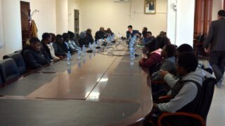 Visite Ambassadeur Zimbabwe a l universite de Bejaia Algerie Campus Aboudaou le 29 janvier 2019 034