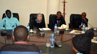 Visite Ambassadeur Zimbabwe a l universite de Bejaia Algerie Campus Aboudaou le 29 janvier 2019 054