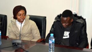 Visite Ambassadeur Zimbabwe a l universite de Bejaia Algerie Campus Aboudaou le 29 janvier 2019 058