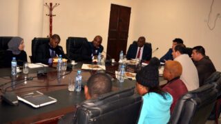 Visite Ambassadeur Zimbabwe a l universite de Bejaia Algerie Campus Aboudaou le 29 janvier 2019 062