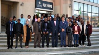 Visite Ambassadeur Zimbabwe a l universite de Bejaia Algerie Campus Aboudaou le 29 janvier 2019 068