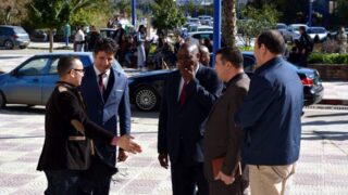 Visite Ambassadeur Zimbabwe a l universite de Bejaia Algerie Campus Aboudaou le 29 janvier 2019 070