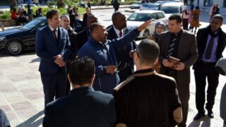 Visite Ambassadeur Zimbabwe a l universite de Bejaia Algerie Campus Aboudaou le 29 janvier 2019 078