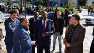 Visite Ambassadeur Zimbabwe a l universite de Bejaia Algerie Campus Aboudaou le 29 janvier 2019 079