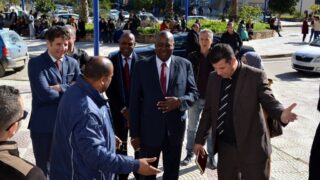 Visite Ambassadeur Zimbabwe a l universite de Bejaia Algerie Campus Aboudaou le 29 janvier 2019 080