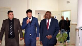 Visite Ambassadeur Zimbabwe a l universite de Bejaia Algerie Campus Aboudaou le 29 janvier 2019 081