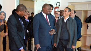 Visite Ambassadeur Zimbabwe a l universite de Bejaia Algerie Campus Aboudaou le 29 janvier 2019 083