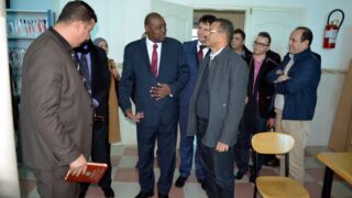 Visite Ambassadeur Zimbabwe a l universite de Bejaia Algerie Campus Aboudaou le 29 janvier 2019 084
