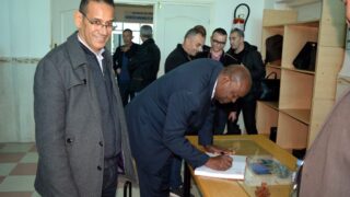 Visite Ambassadeur Zimbabwe a l universite de Bejaia Algerie Campus Aboudaou le 29 janvier 2019 086