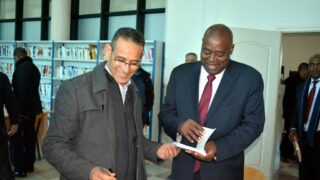 Visite Ambassadeur Zimbabwe a l universite de Bejaia Algerie Campus Aboudaou le 29 janvier 2019 090