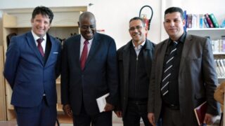 Visite Ambassadeur Zimbabwe a l universite de Bejaia Algerie Campus Aboudaou le 29 janvier 2019 092