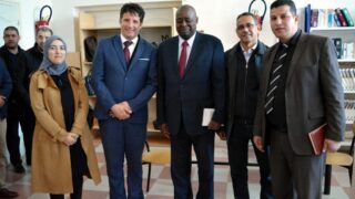 Visite Ambassadeur Zimbabwe a l universite de Bejaia Algerie Campus Aboudaou le 29 janvier 2019 093