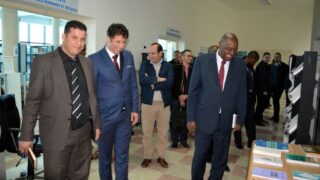 Visite Ambassadeur Zimbabwe a l universite de Bejaia Algerie Campus Aboudaou le 29 janvier 2019 094
