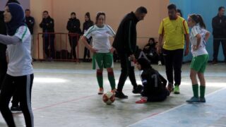 Championnat national universitaire du foot ball feminin Universite Abderrahmane MIRA Bejaia 25 fevrier 2020 101