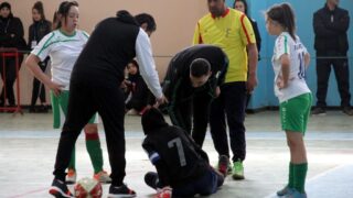 Championnat national universitaire du foot ball feminin Universite Abderrahmane MIRA Bejaia 25 fevrier 2020 102