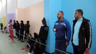 Championnat national universitaire du foot ball feminin Universite Abderrahmane MIRA Bejaia 25 fevrier 2020 115