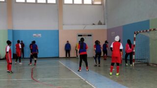 Championnat national universitaire du foot ball feminin Universite Abderrahmane MIRA Bejaia 25 fevrier 2020 297