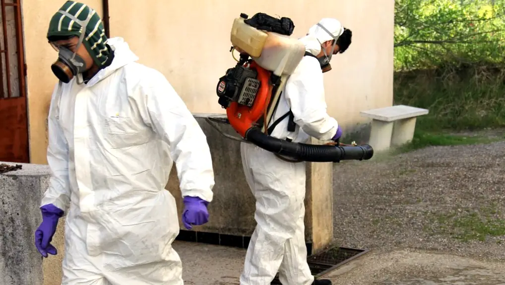 Coronavirus, Compagne de désinfection des blocs pédagogiques, amphithéâtre et laboratoires