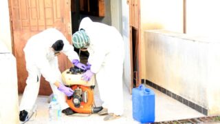 Compagne de desinfection des amphitheatres blocs pedagogiques et laboratoires Universite de Bejaia 30 Mars 2020l 033