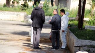 Compagne de desinfection des amphitheatres blocs pedagogiques et laboratoires Universite de Bejaia 30 Mars 2020l 077