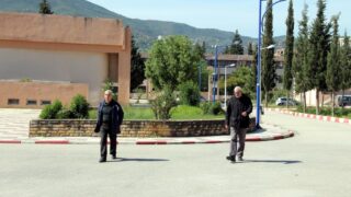 Compagne de desinfection des amphitheatres blocs pedagogiques et laboratoires Universite de Bejaia 30 Mars 2020l 094